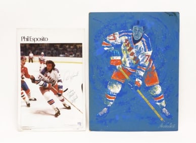 (2) Phil Esposito Posters