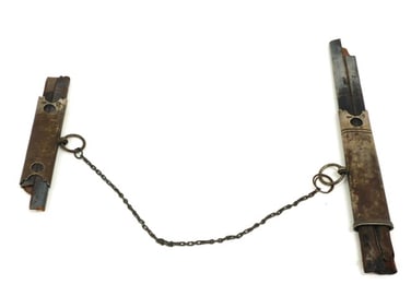 Silver Sword Scabbard Mounts