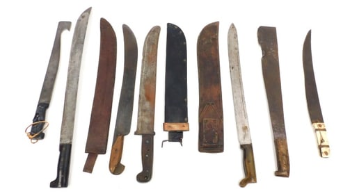 (7) Machete Style Knives