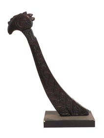 Carved Wooden Ship's Prow