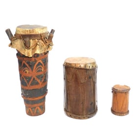 (3) Tribal Drums