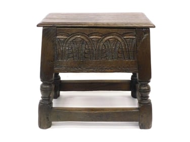 Reconstructed Lift-Top Joint Stool