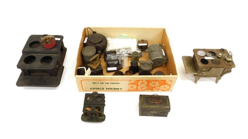 Antique and Vintage Metal Doll Items