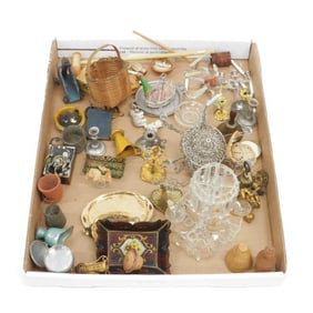 (50) Pieces Antique & Vintage Doll Furniture