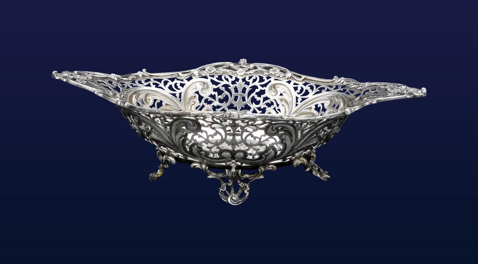 Sterling Silver Pierced Dish - 2