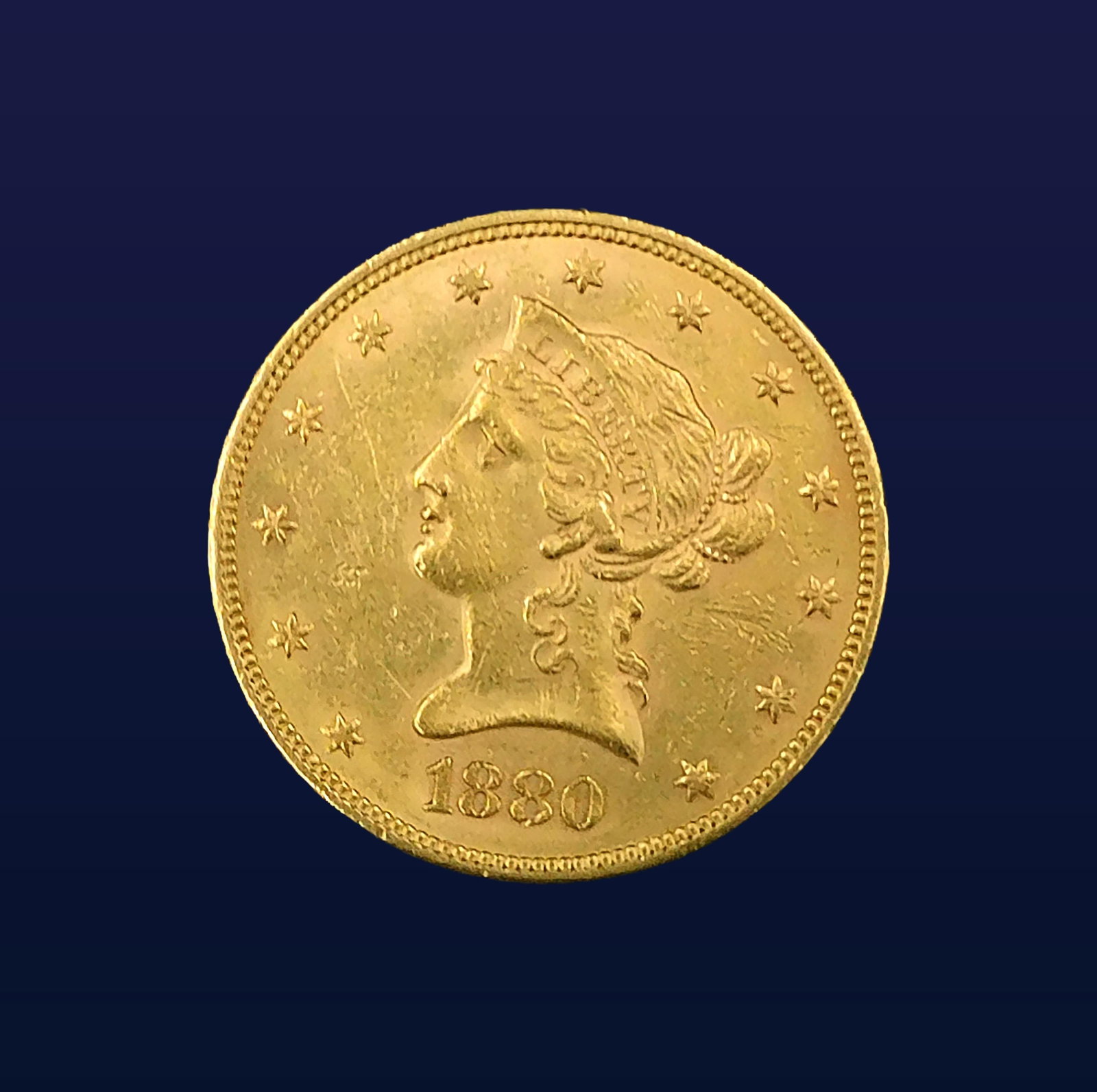U.S. 1800 $10 Gold Coin: AU. Please note this lot must be paid for by cash, wire transfer or known check. Items will be shipped or sent to shipper once payment clears. IMPORTANT- Please note: all items are sold as is, where i