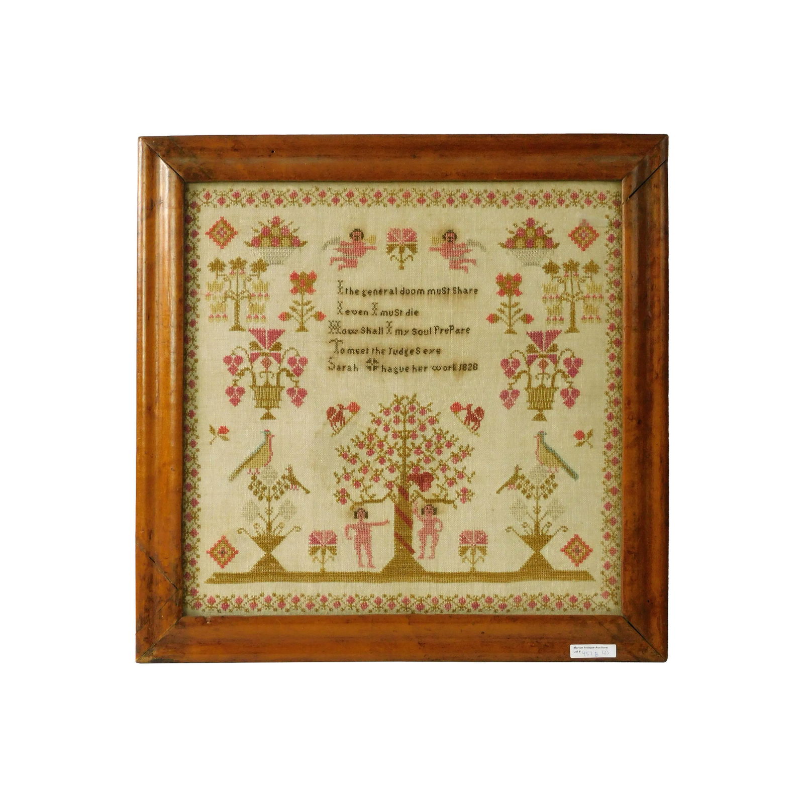 (2) Needlework Samplers - 2