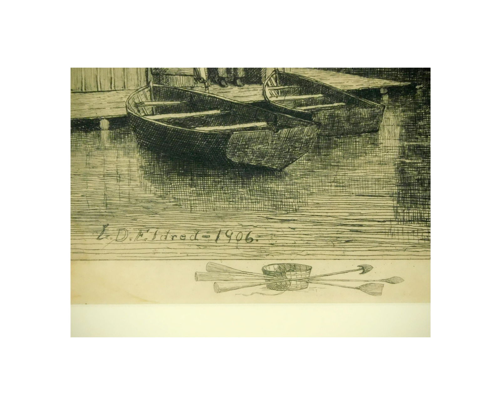 Lemuel D. Eldred Etching - 3