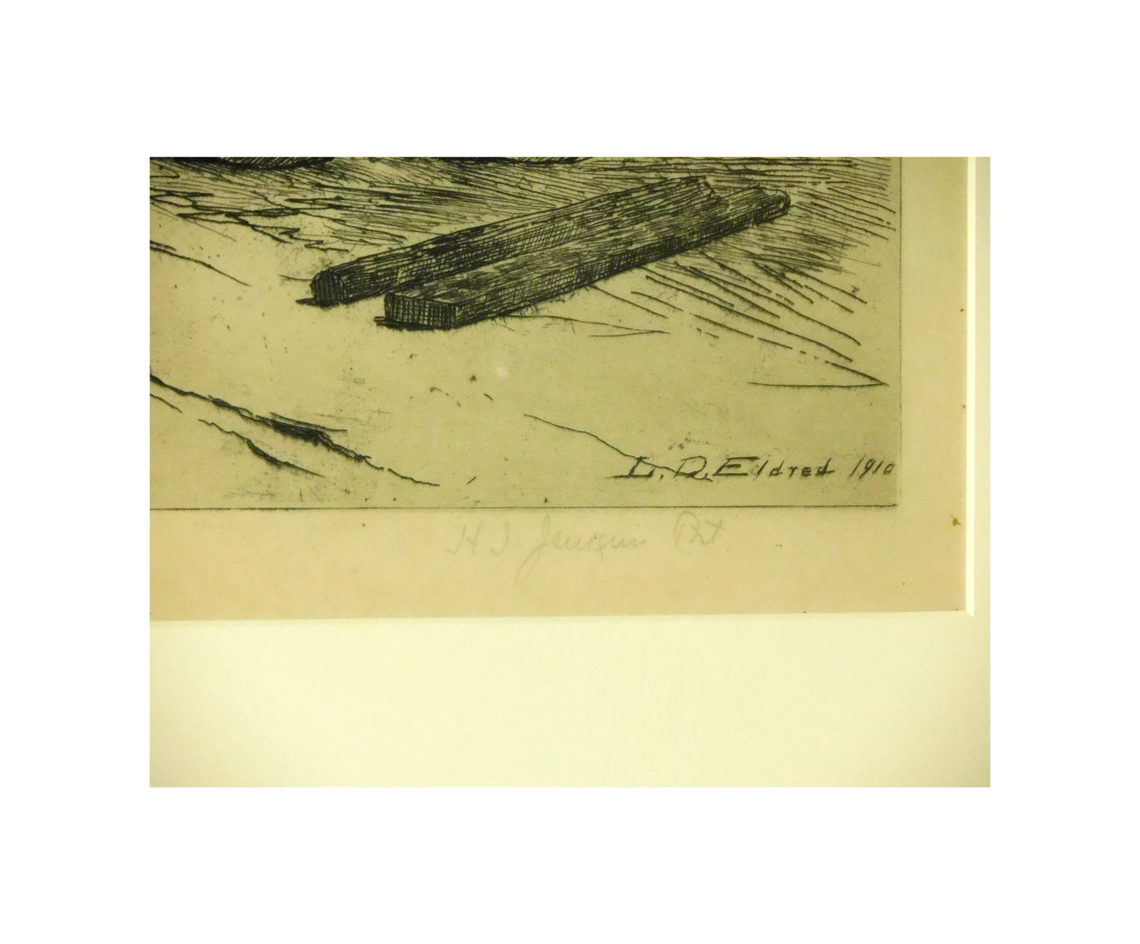 Lemuel D. Eldred Etching - 2