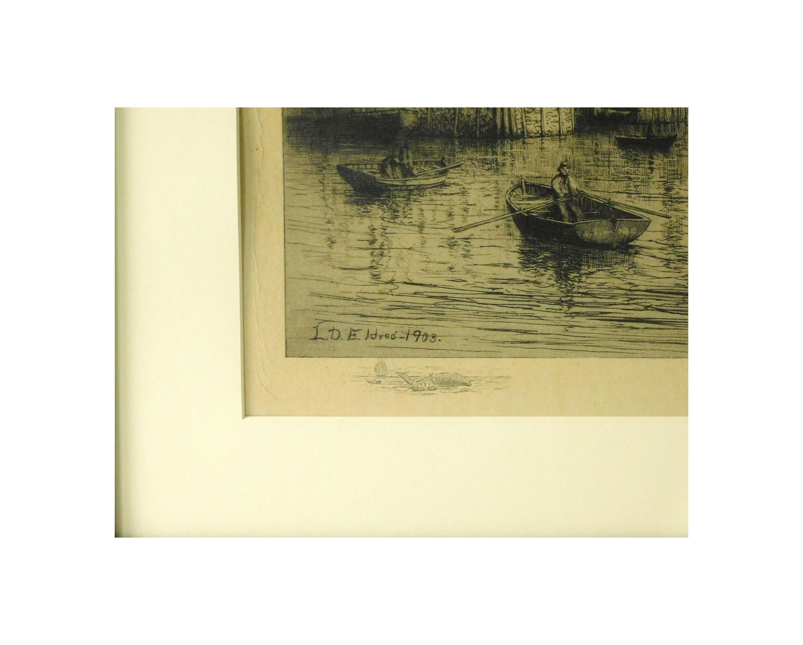 Lemuel D. Eldred Etching - 2