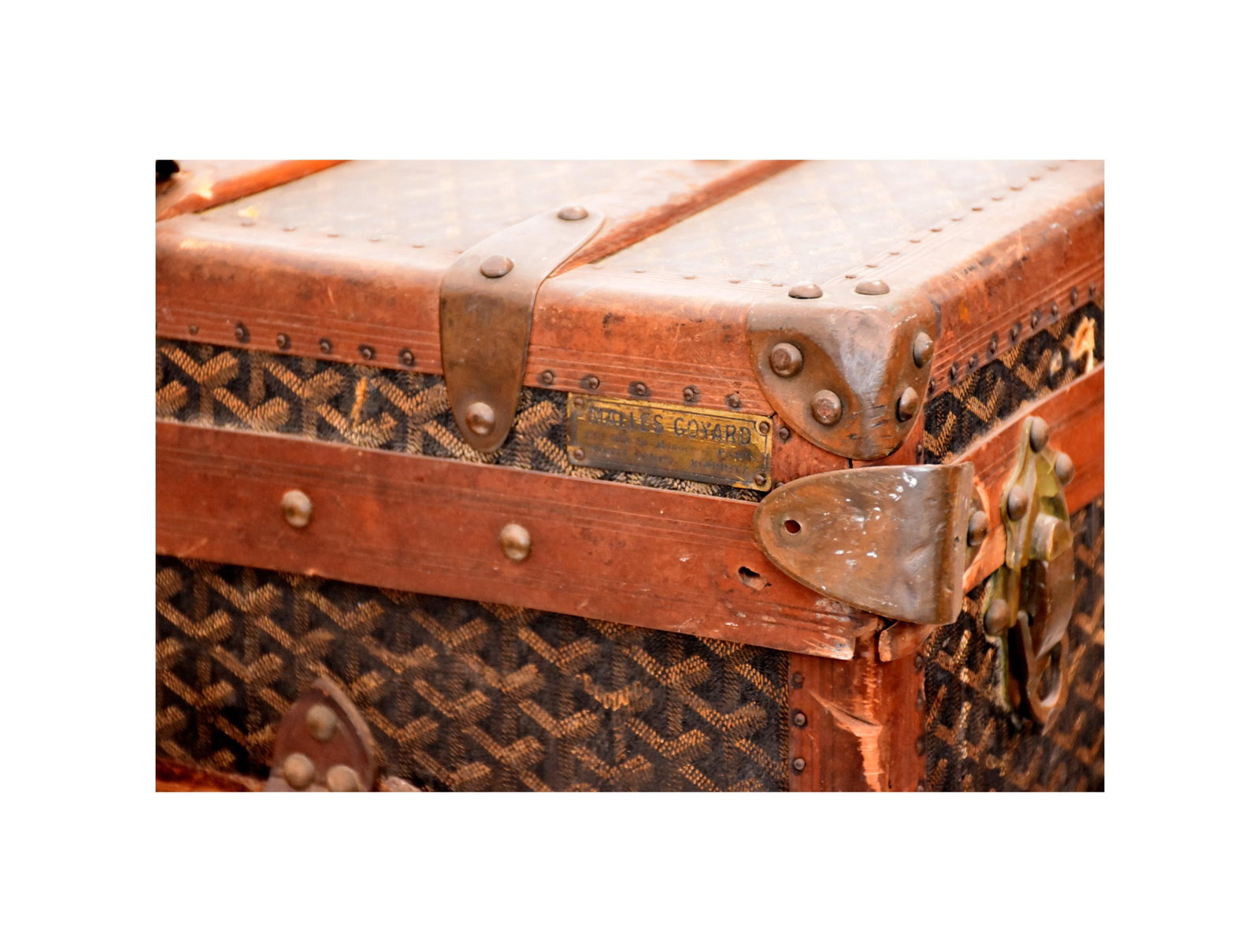 Goyard Steamer Trunk - 4