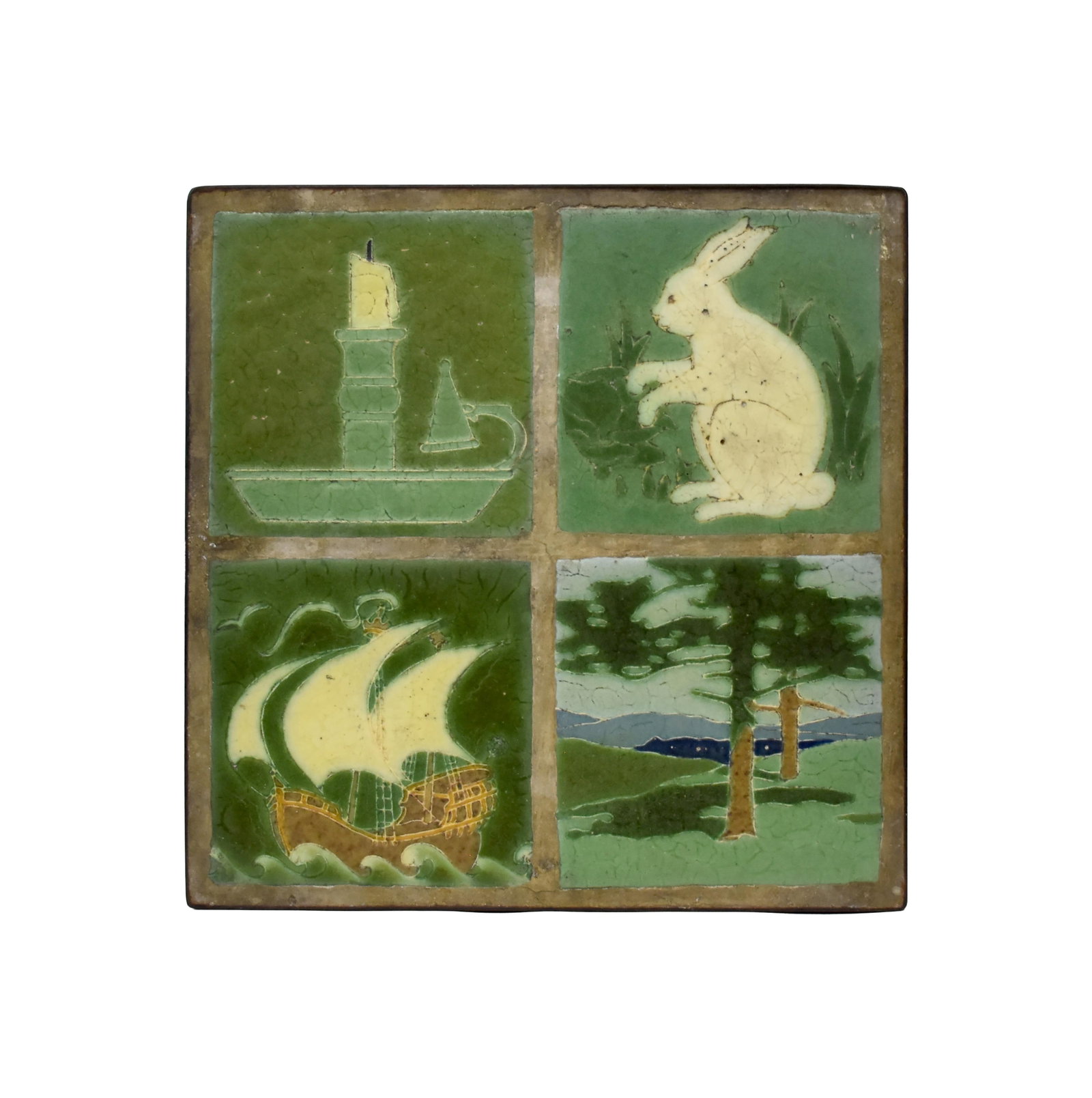 Grueby Tile-Topped Table - 2