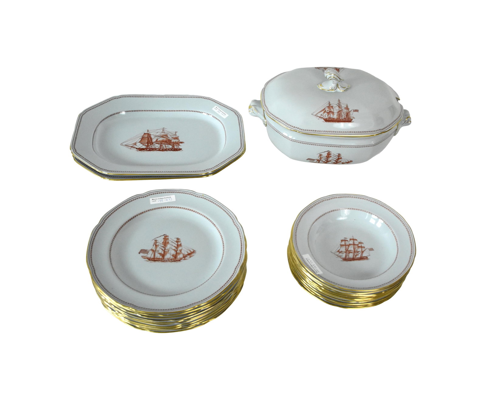 (67) Pieces Spode Dinnerware - 2