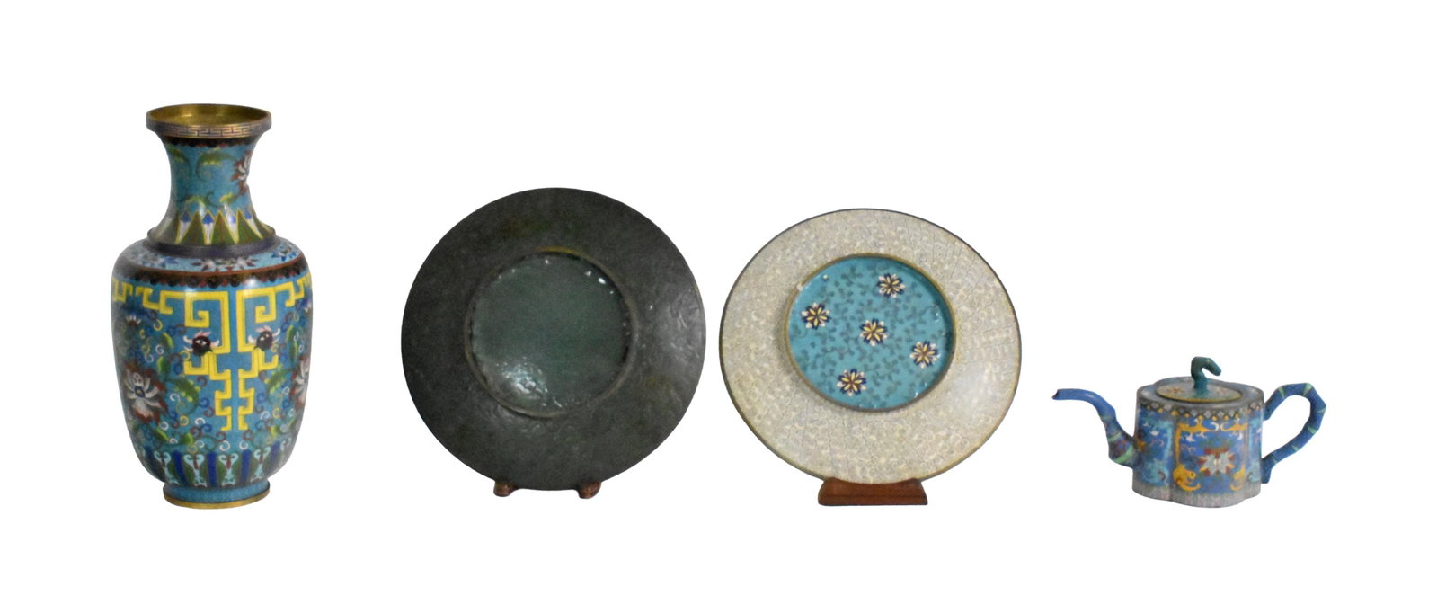 (4) Cloisonne Pieces - 2