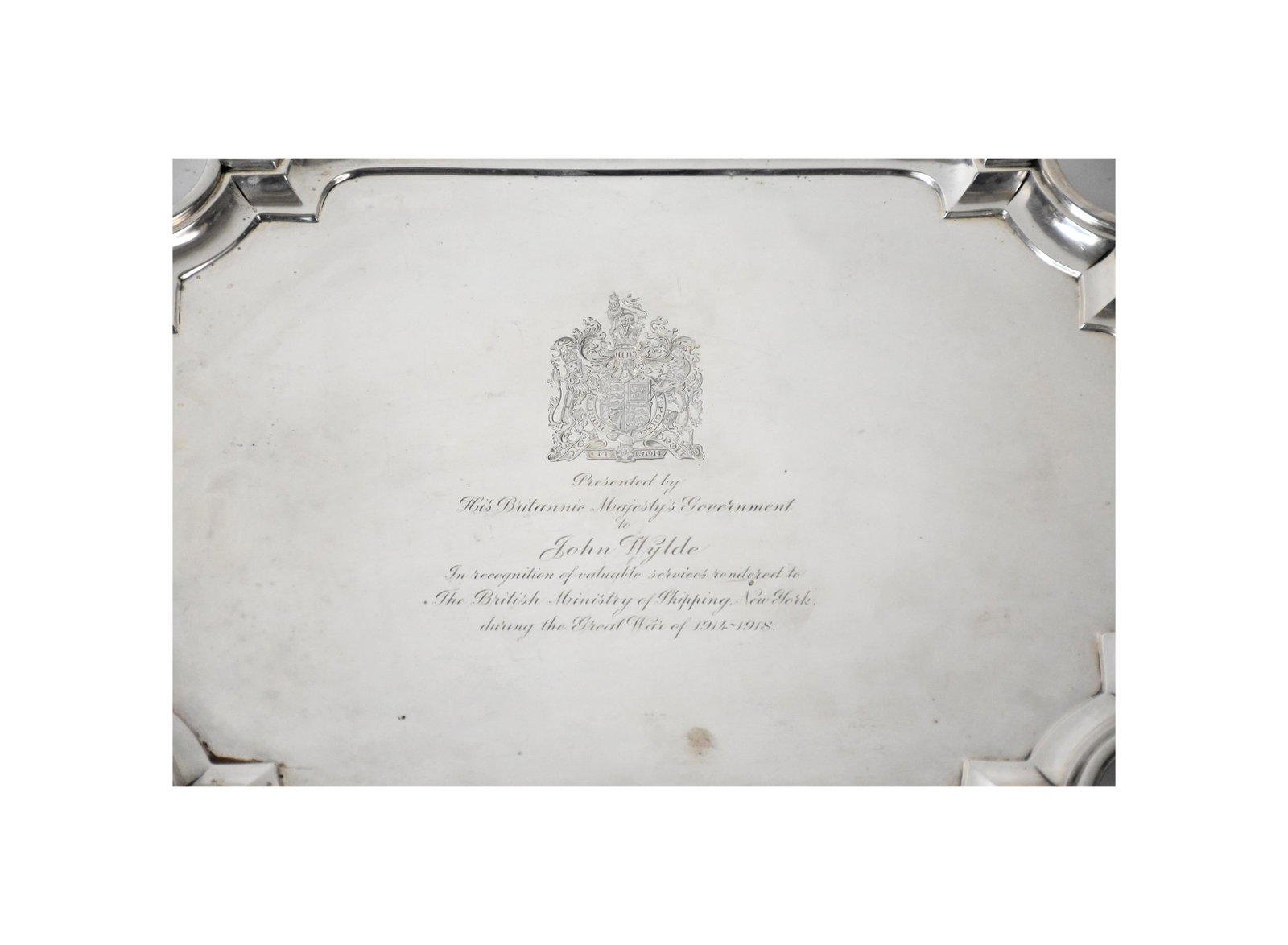 Sterling Silver Presentation Tray - 2