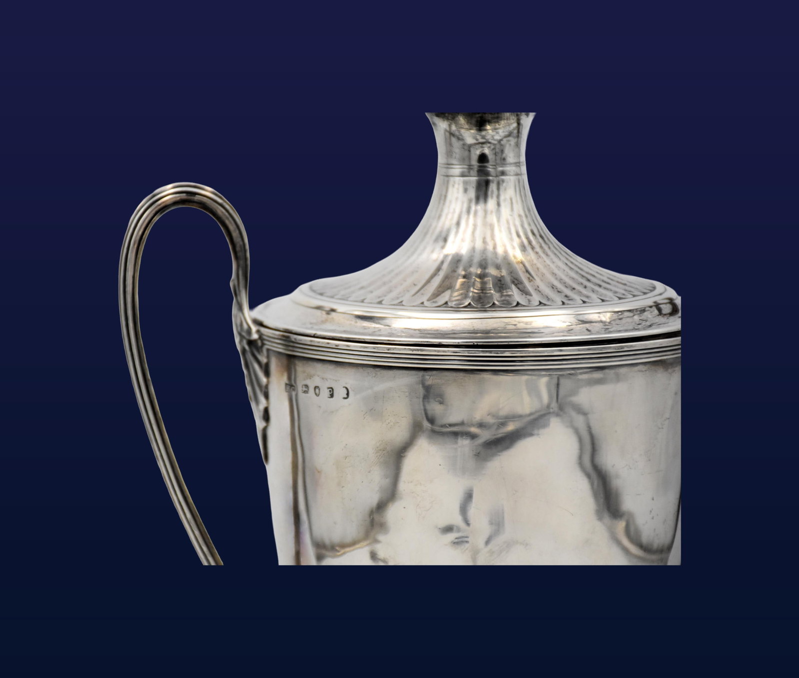 Sterling Silver Lidded Trophy Cup - 3