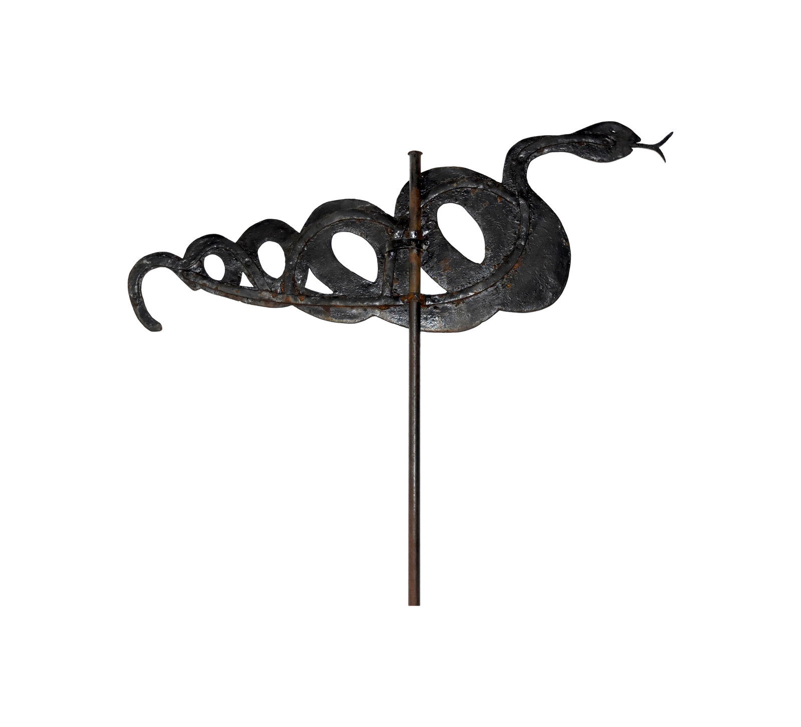 Sheet Iron Serpent Weathervane - 2