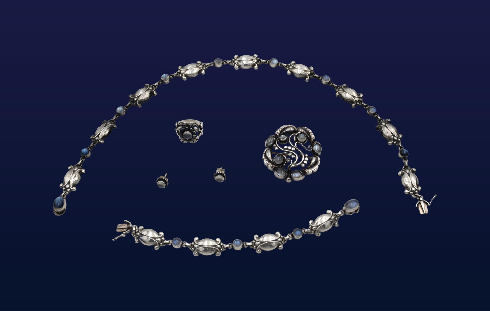 (5) Piece Georg Jensen Jewelry Set (1 of 2)