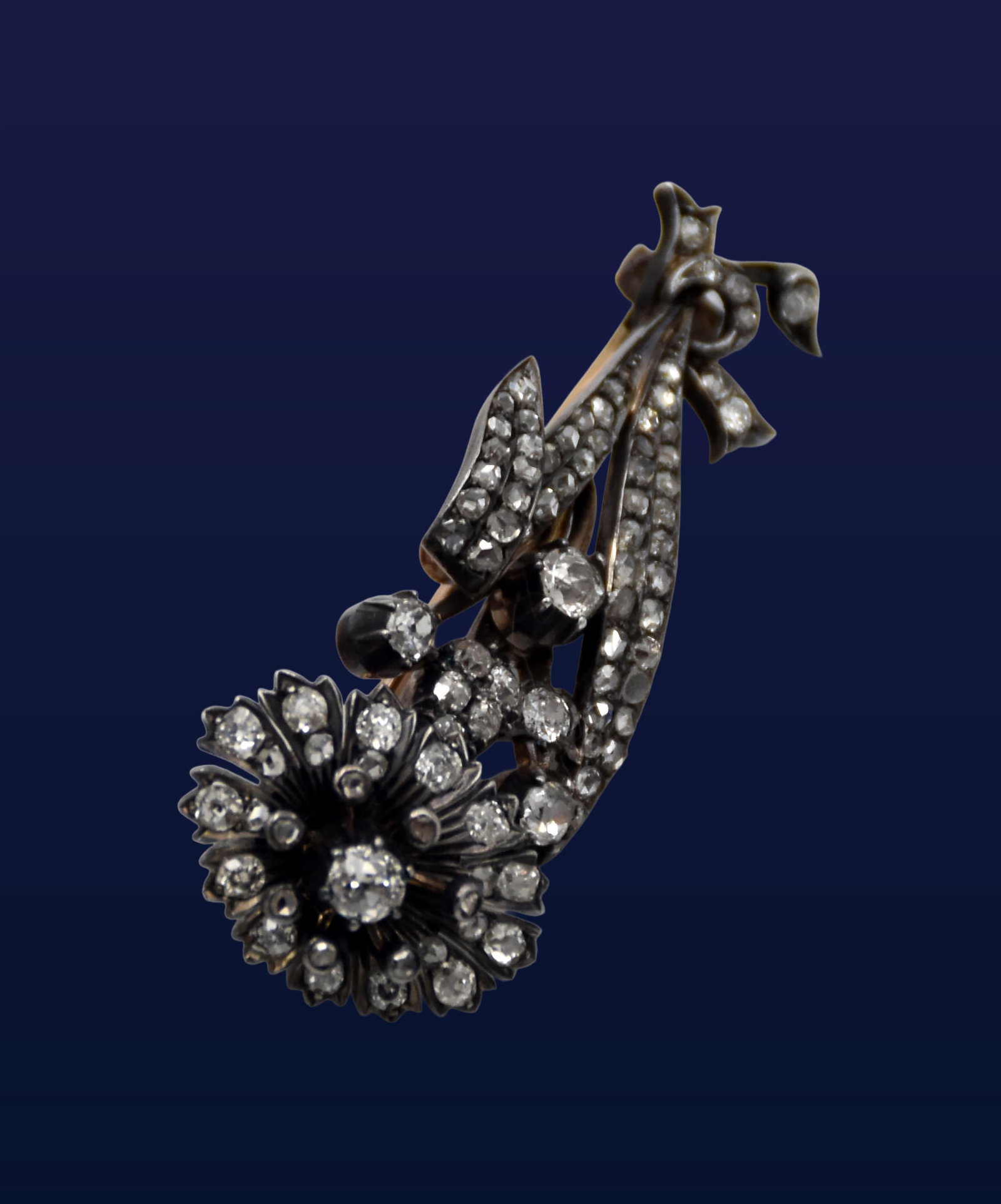 Diamond Set Brooch - 2