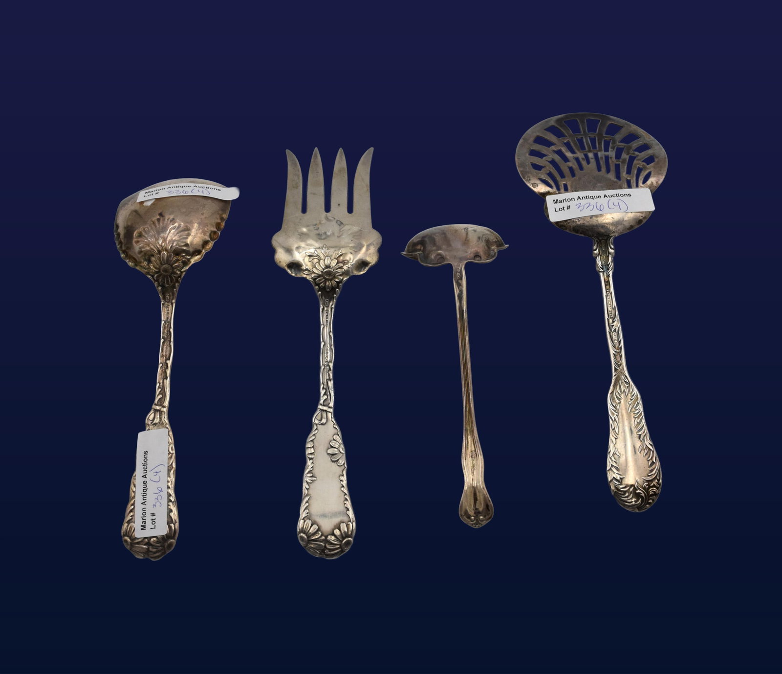 (4) Sterling Silver Serving Utensils - 2