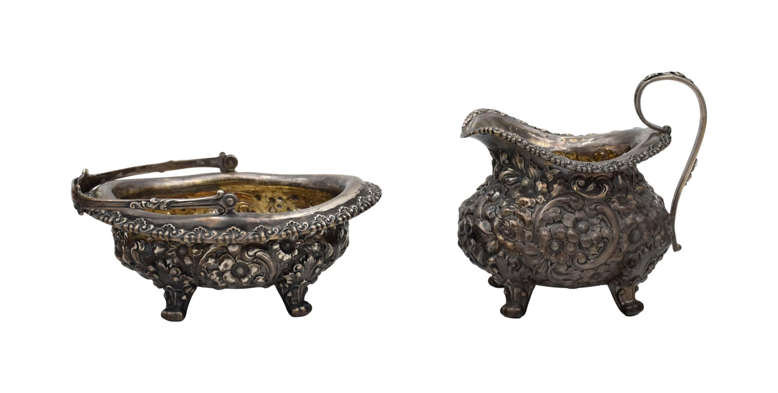 (2) Repousse Sterling Silver Pieces - 2