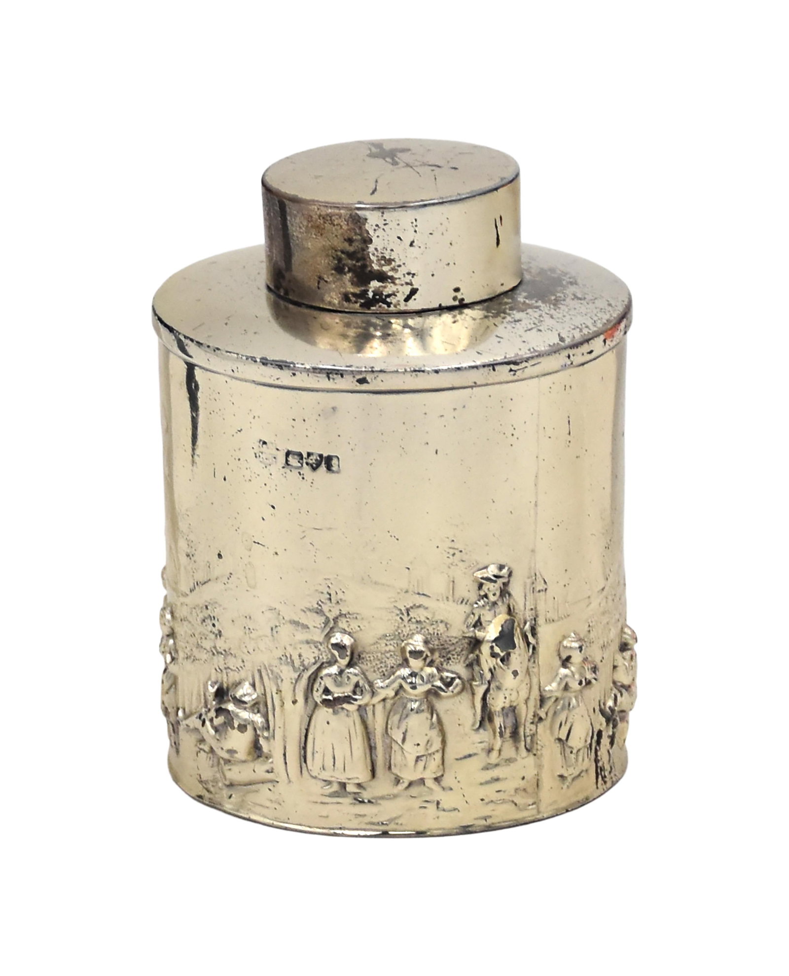 Sterling Silver Tea Caddy - 2