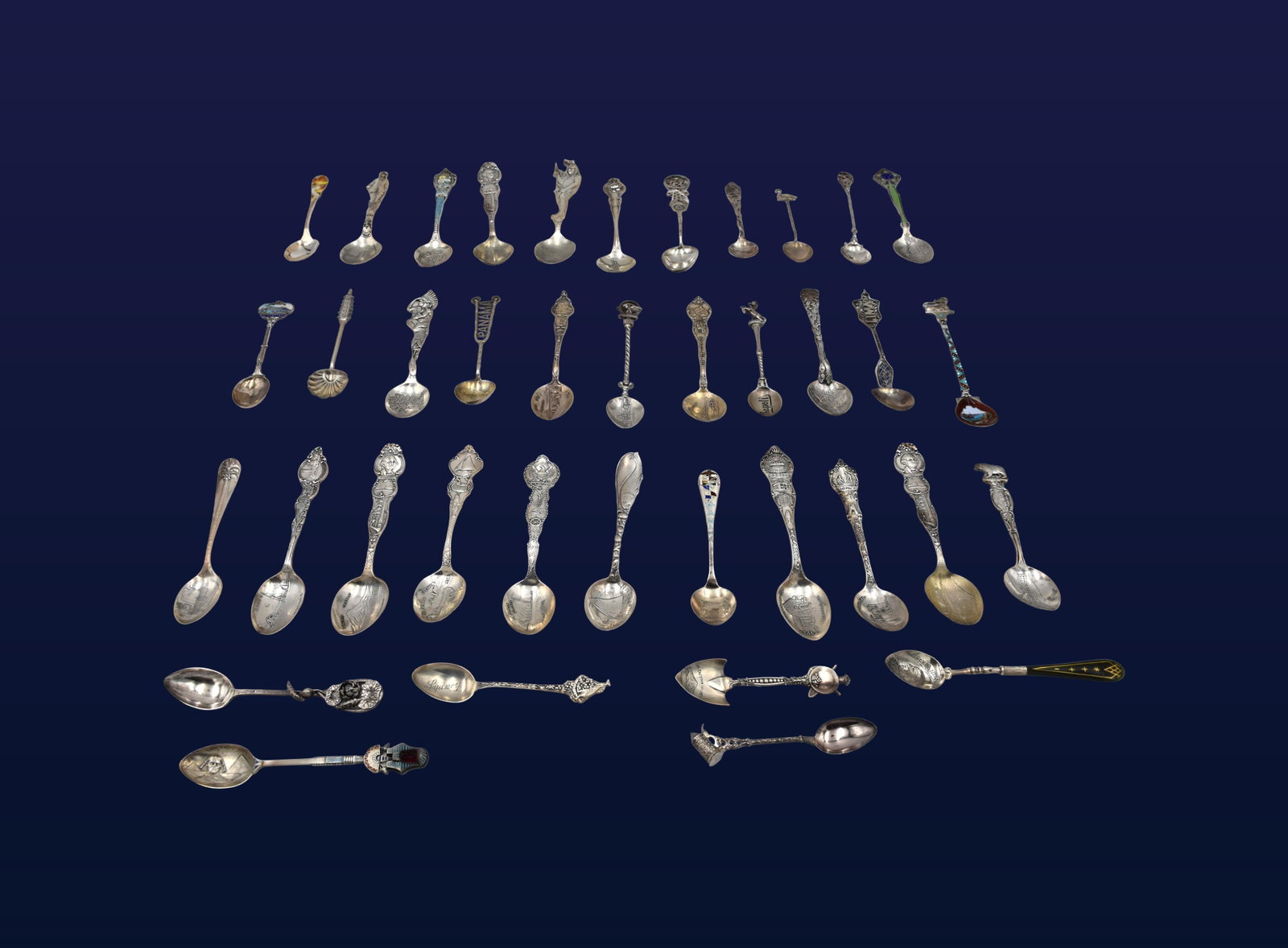 (39) Souvenir Spoons - 3