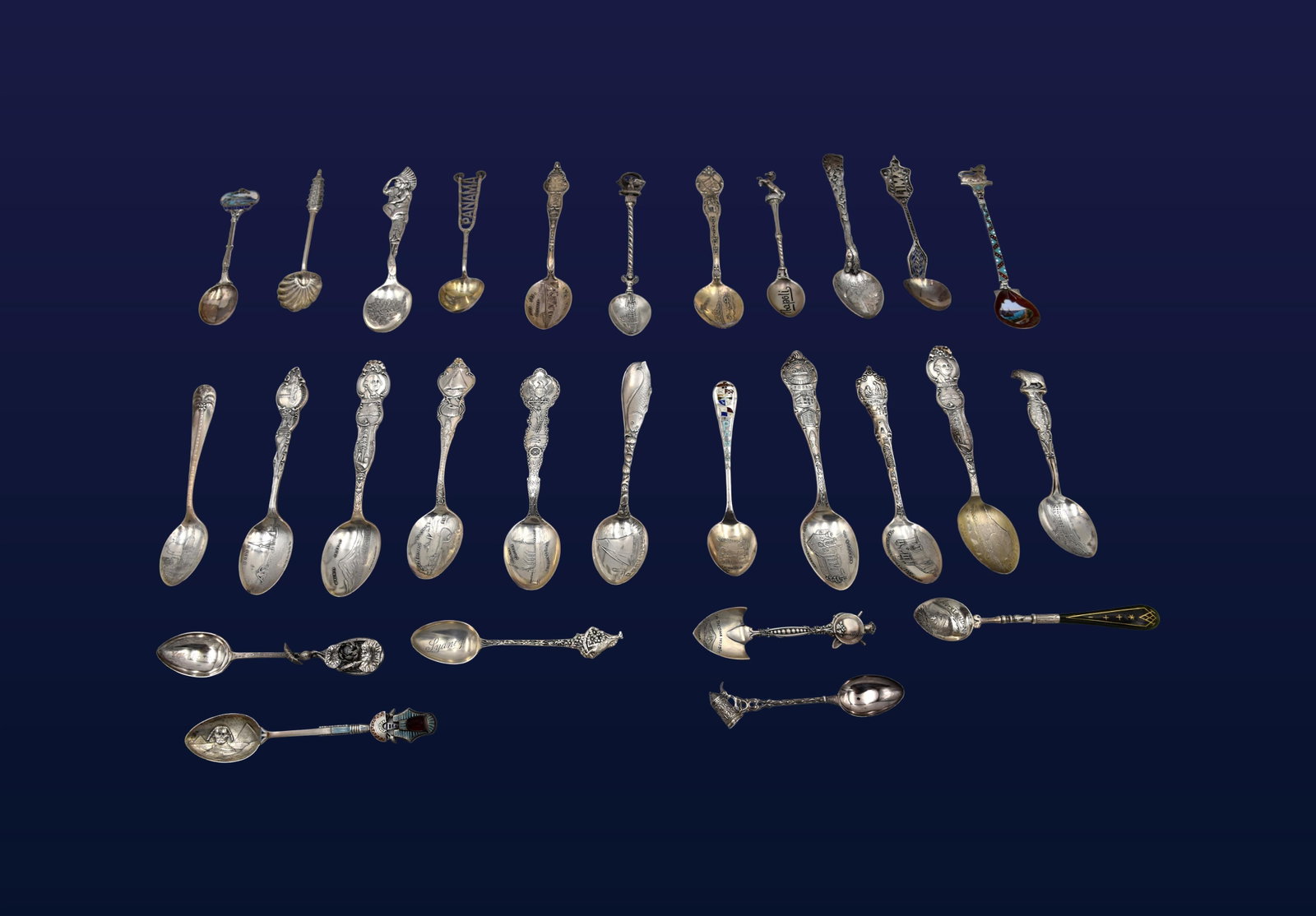 (39) Souvenir Spoons - 4