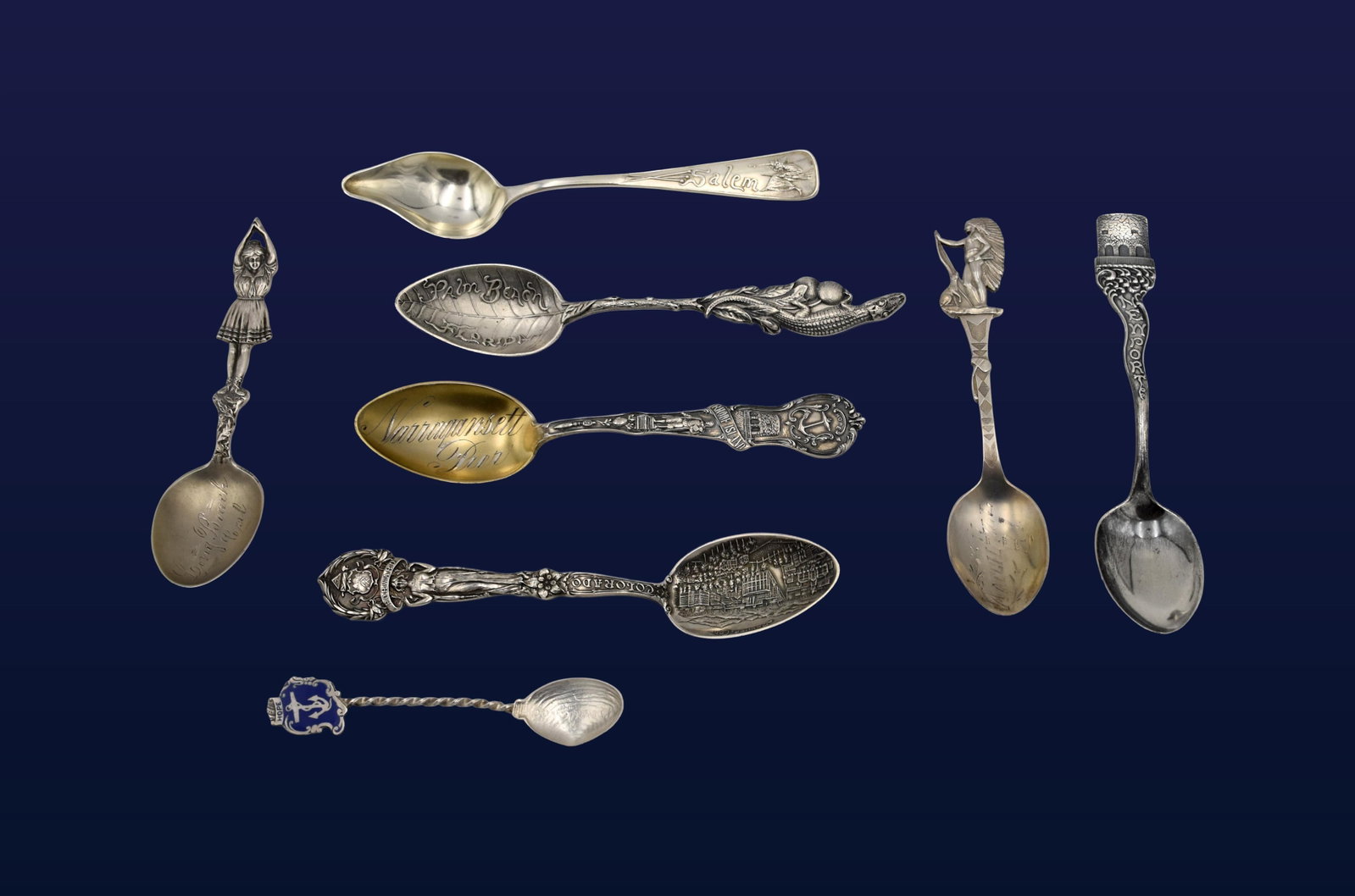 (35) Souvenir Spoons - 3