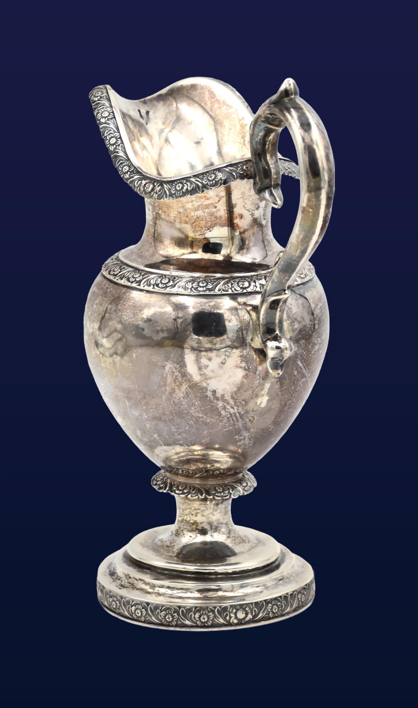 Coin Silver Handled Creamer - 2