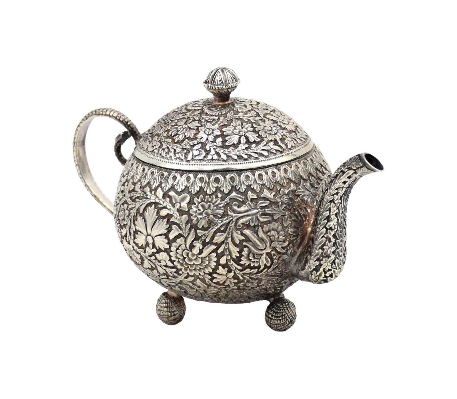 Indian Kush Silver Teapot (1 of 3)