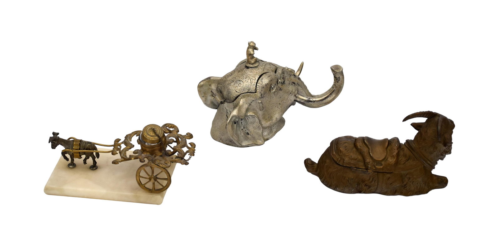 (3) Inkwells - 2