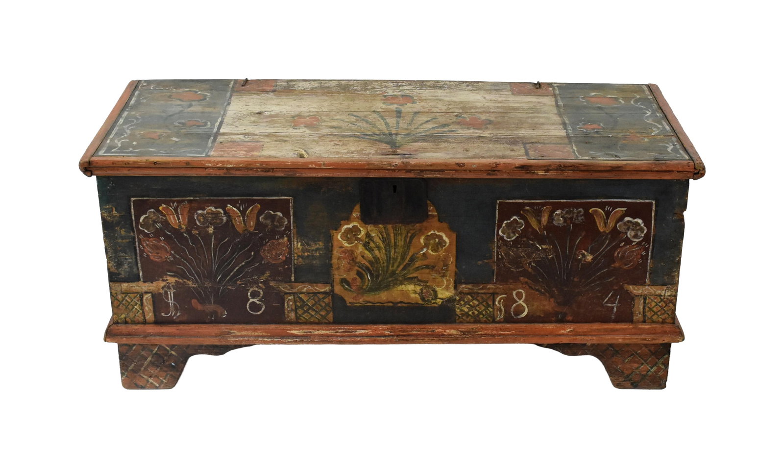 Painted Blanket Box (1 of 4)