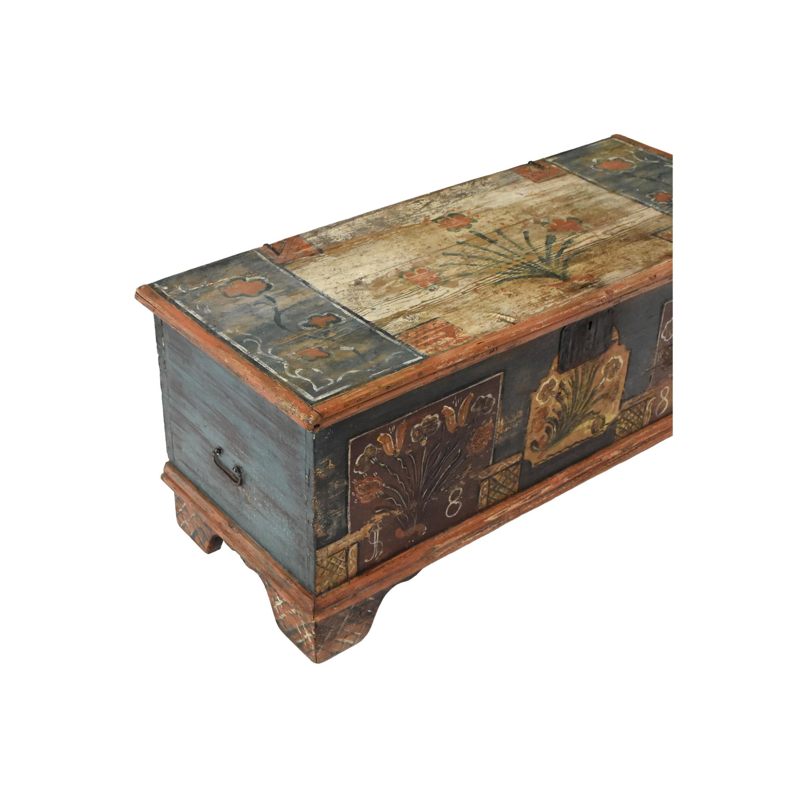 Painted Blanket Box - 2