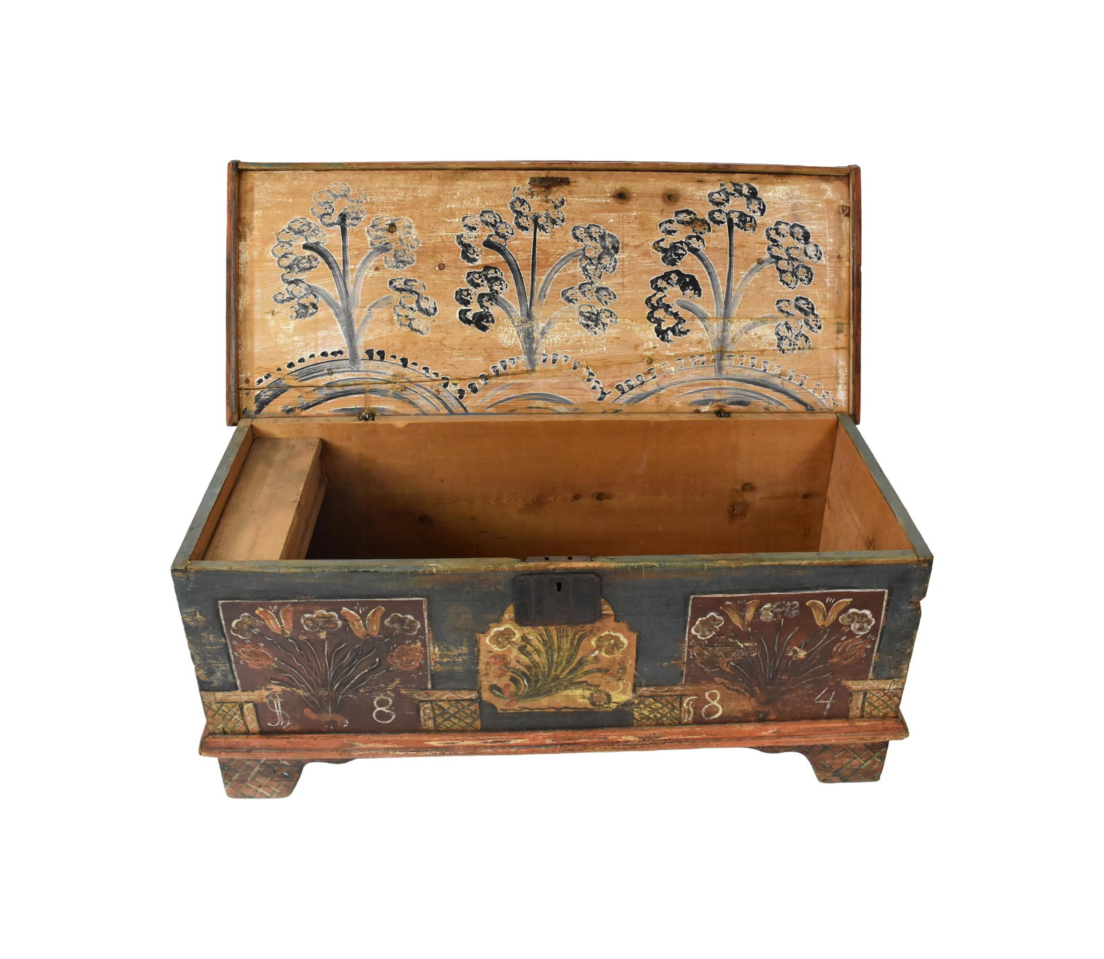 Painted Blanket Box - 4