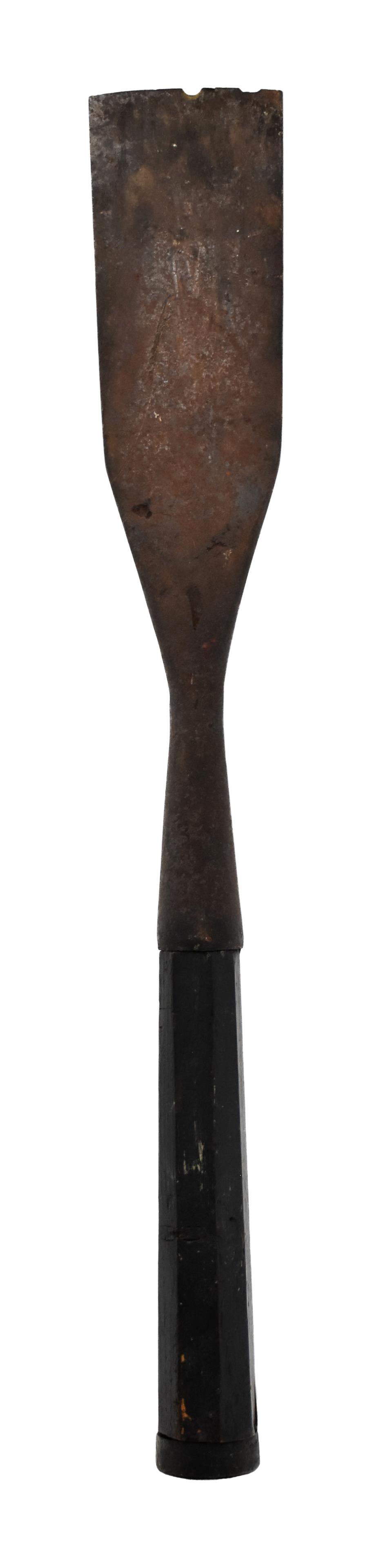 Important Carpenter's Slick by Lewis Temple: (American, 1800-1854). An important mid-19th C. piece of New Bedford?s maritime past and a potentially significant addition to the known work of Lewis Temple, one of the most important figures in the