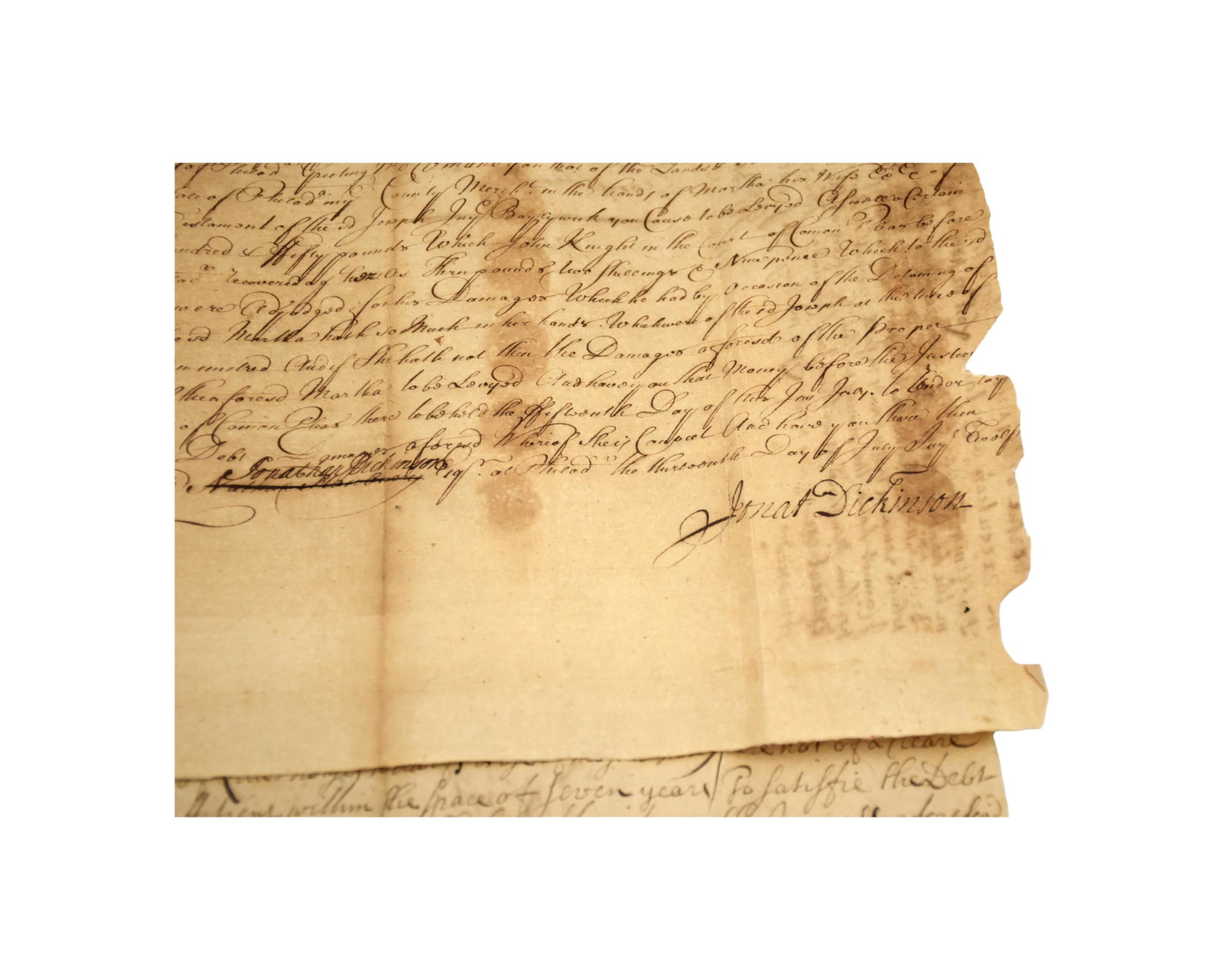 Jonathan Dickinson Rare Book & Document - 4