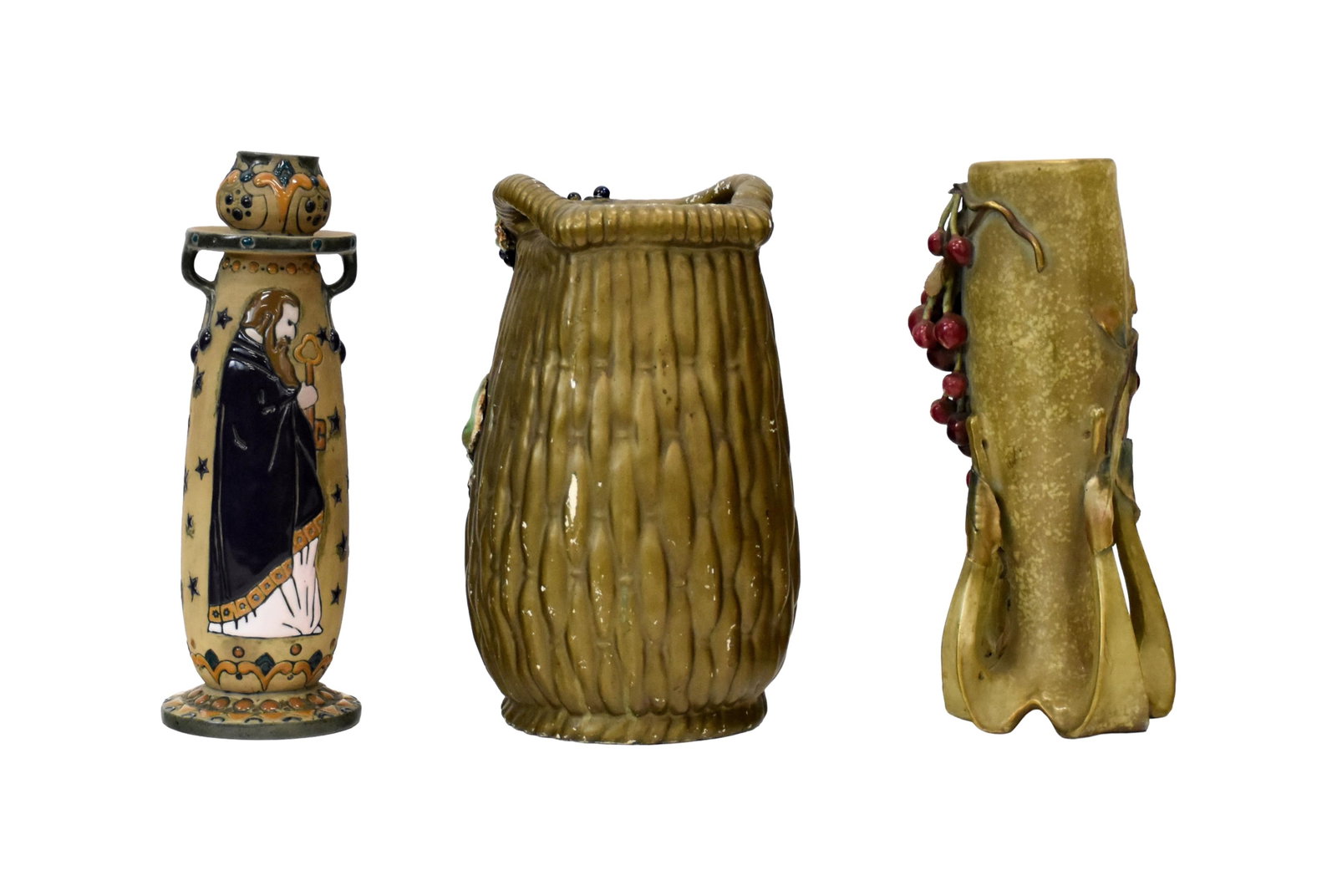 (3) Amphora Vases - 2