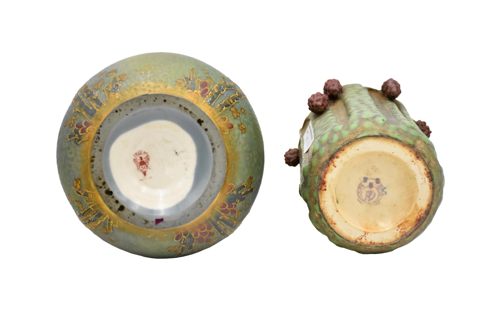 Teplitz Pitcher and Vase - 3