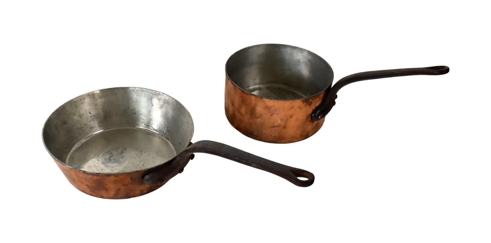 (2) French Copper Pots (1 of 5)