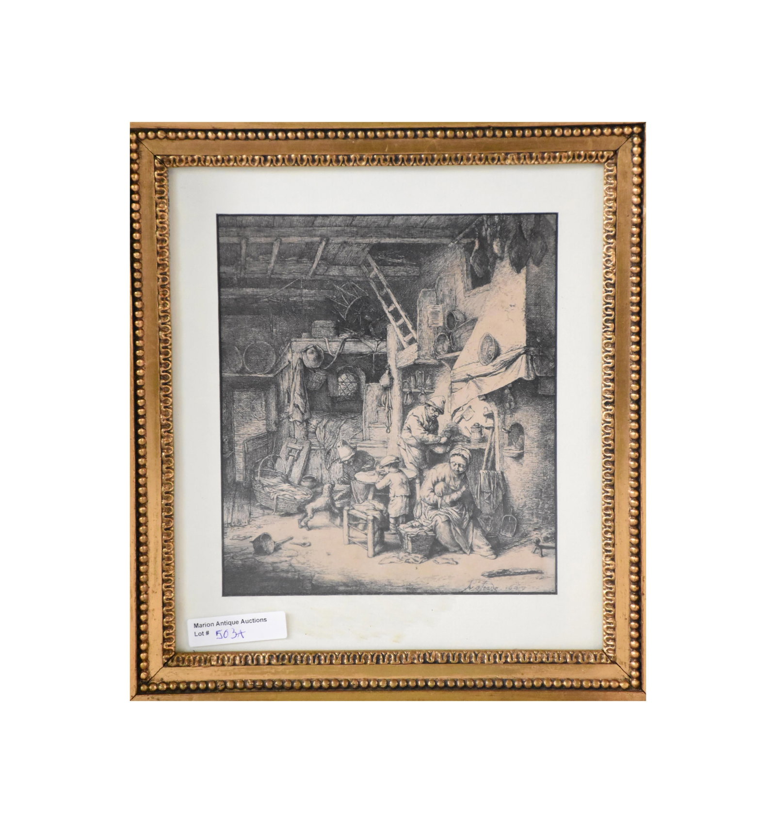 Adriaen van Ostade Etching - 2