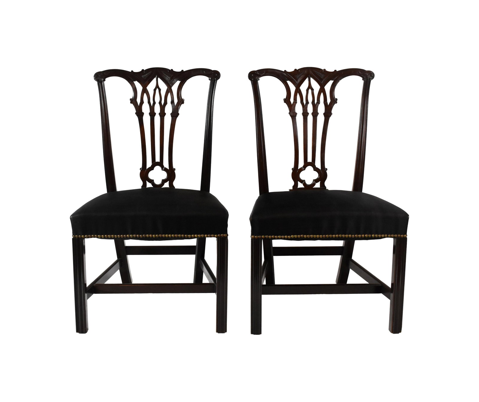 Pair of Chippendale Style Side Chairs (1 of 2)