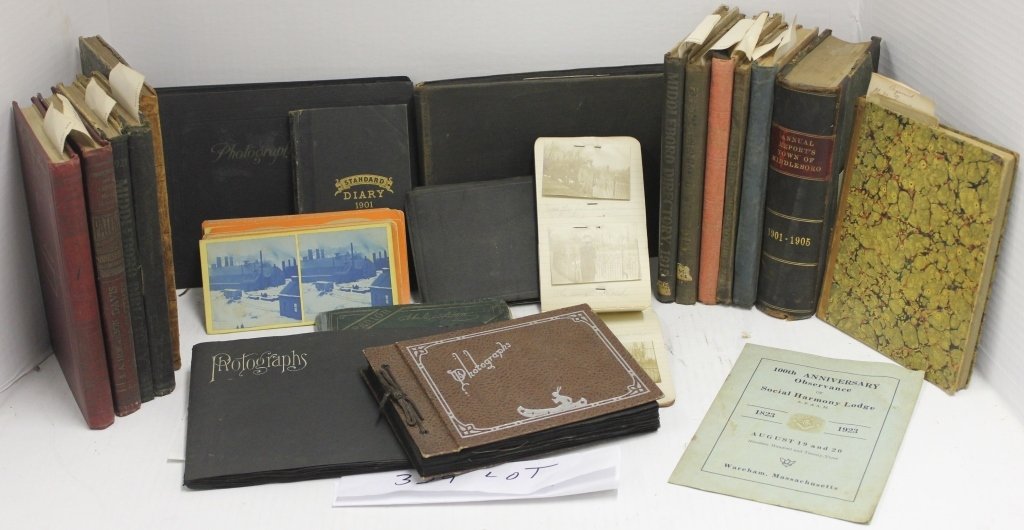 INTERESTING BOX LOT FROM THE GEORGE C. DECAS: COLLECTION CONSISTING OF MIDDLEBORO DIRECTORIES TO INCLUDE 1913, 1914, 1915, 1911, 1901, 1892, 1889, 1921, 1916; A JOURNAL FOR THE EPISCOPAL CHURCH; JOURNAL FOR THE SPARKLING WATER DIVISION NO. 151 WA