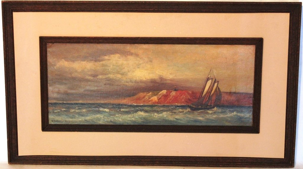 FRAMED OIL PAINTING ON CANVAS TITLED GAY HEAD BY (1 of 3)