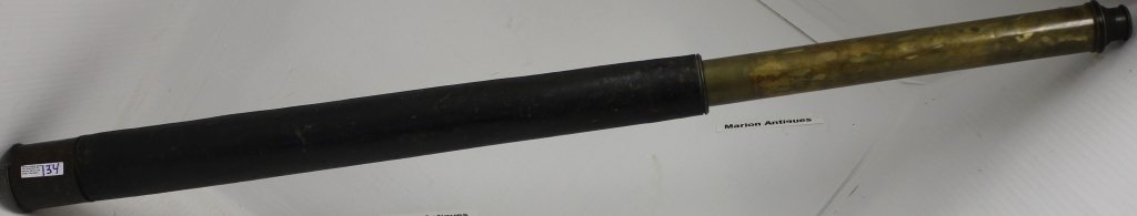 AMERICAN SHIP CAPTAIN'S TELESCOPE, SINGLE DRAW (1 of 2)