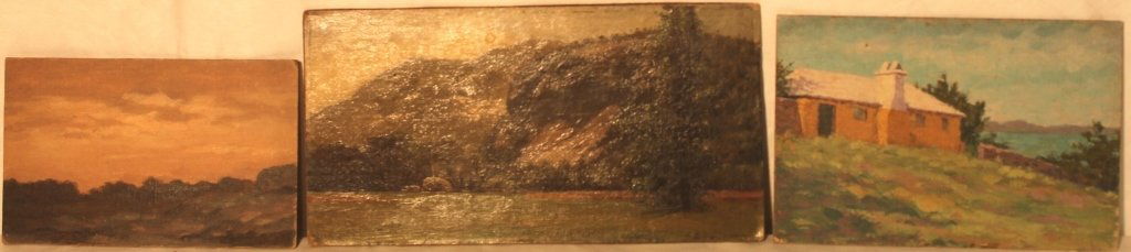 3 OIL PAINTINGS ON BOARD BY EDWARD M. STETSON (1 of 5)