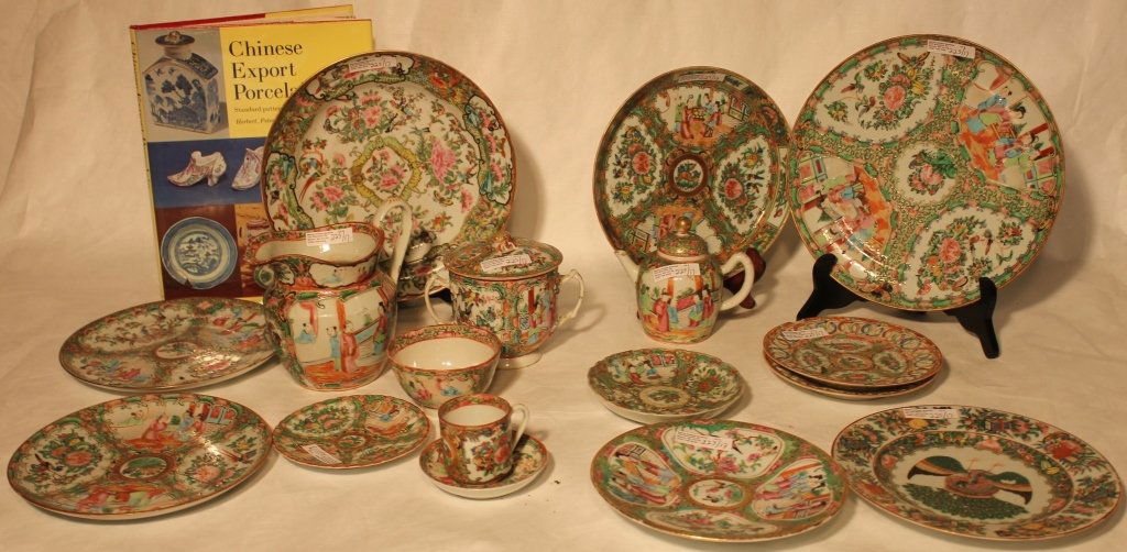 LARGE LOT OF 17 PCS OF ROSE MEDALLION AND OTHER (1 of 1)