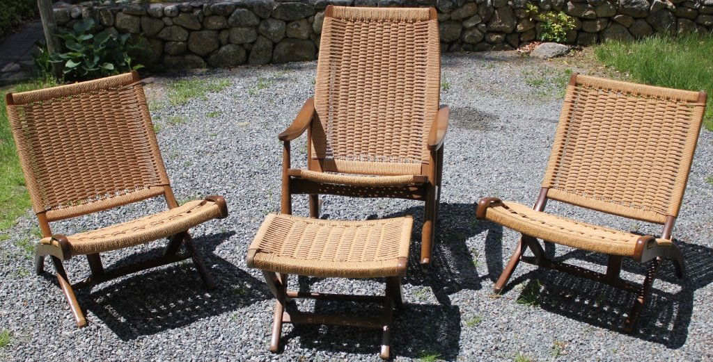 4 PIECES OF MID-CENTURY FURNITURE BY HANS WEGNER, (1 of 1)