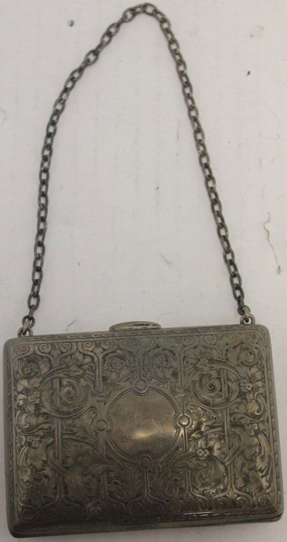CA  1900, MADE FOR TIFFANY, STERLING SILVER PURSE (1 of 5)