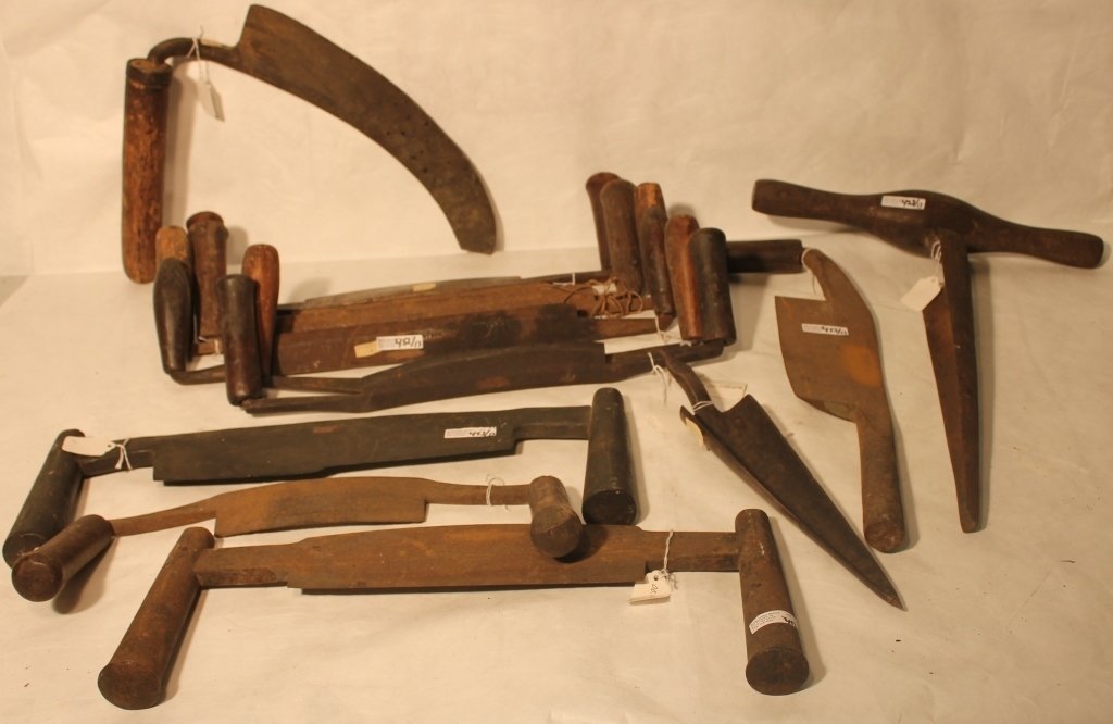 13 TOOLS RELATED TO WHALING INCLUDING COOPERS (1 of 1)